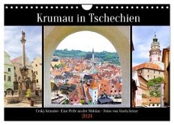 Krumau in Tschechien (Wandkalender 2024 DIN A4 quer), CALVENDO Monatskalender