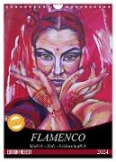 Flamenco (Wandkalender 2024 DIN A4 hoch), CALVENDO Monatskalender