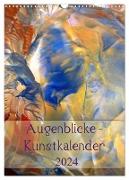 Augenblicke - Kunstkalender 2024 (Wandkalender 2024 DIN A3 hoch), CALVENDO Monatskalender