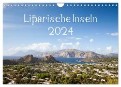 Liparische Inseln (Wandkalender 2024 DIN A4 quer), CALVENDO Monatskalender