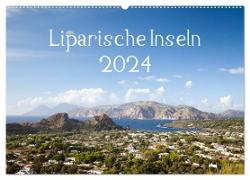 Liparische Inseln (Wandkalender 2024 DIN A2 quer), CALVENDO Monatskalender