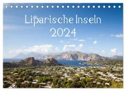 Liparische Inseln (Tischkalender 2024 DIN A5 quer), CALVENDO Monatskalender