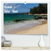 Hawaii - Oahu - Maui (hochwertiger Premium Wandkalender 2024 DIN A2 quer), Kunstdruck in Hochglanz