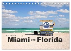 Miami und Florida (Tischkalender 2024 DIN A5 quer), CALVENDO Monatskalender
