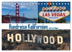 Rundreise Kalifornien mit Las Vegas (Tischkalender 2024 DIN A5 quer), CALVENDO Monatskalender