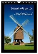 Windmühlen in Deutschland (Wandkalender 2024 DIN A4 hoch), CALVENDO Monatskalender