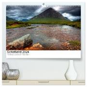 Schottland 2024 - Wildes Land im Norden (hochwertiger Premium Wandkalender 2024 DIN A2 quer), Kunstdruck in Hochglanz