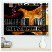 Gitarren Snapshots (hochwertiger Premium Wandkalender 2024 DIN A2 quer), Kunstdruck in Hochglanz