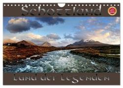 Schottland - Land der Legenden (Wandkalender 2024 DIN A4 quer), CALVENDO Monatskalender