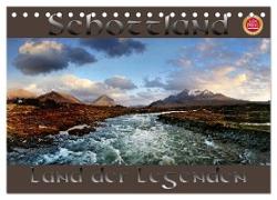 Schottland - Land der Legenden (Tischkalender 2024 DIN A5 quer), CALVENDO Monatskalender