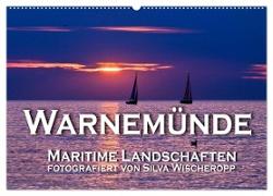 Warnemünde - Maritime Landschaften (Wandkalender 2024 DIN A2 quer), CALVENDO Monatskalender