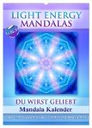 Light Energy Mandalas - Kalender - Vol. 2 (Wandkalender 2024 DIN A2 hoch), CALVENDO Monatskalender