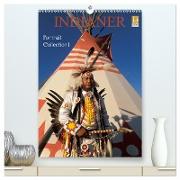 Indianer, Portrait Collection 1 (hochwertiger Premium Wandkalender 2024 DIN A2 hoch), Kunstdruck in Hochglanz