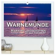 Warnemünde - Maritime Landschaften (hochwertiger Premium Wandkalender 2024 DIN A2 quer), Kunstdruck in Hochglanz