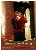 Masken der Sehnsucht - Karneval in Venedig (Wandkalender 2024 DIN A3 hoch), CALVENDO Monatskalender