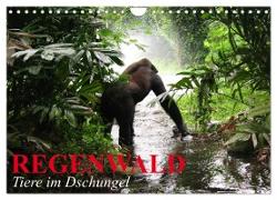 Regenwald ¿ Tiere im Dschungel (Wandkalender 2024 DIN A4 quer), CALVENDO Monatskalender