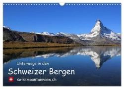Unterwegs in den Schweizer Bergen - swissmountainview.ch (Wandkalender 2024 DIN A3 quer), CALVENDO Monatskalender