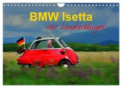 BMW Isetta - Die Knutschkugel (Wandkalender 2024 DIN A4 quer), CALVENDO Monatskalender