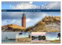 Fischland Darß Zingst ¿ Die Halbinsel an der Ostsee (Wandkalender 2024 DIN A4 quer), CALVENDO Monatskalender