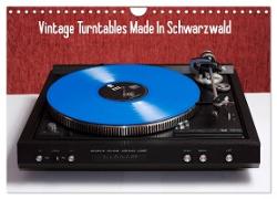 Vintage Turntables Made In Schwarzwald (Wandkalender 2024 DIN A4 quer), CALVENDO Monatskalender