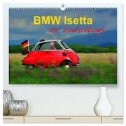 BMW Isetta - Die Knutschkugel (hochwertiger Premium Wandkalender 2024 DIN A2 quer), Kunstdruck in Hochglanz