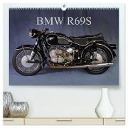 BMW R69S (hochwertiger Premium Wandkalender 2024 DIN A2 quer), Kunstdruck in Hochglanz