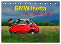 BMW Isetta - Die Knutschkugel (Tischkalender 2024 DIN A5 quer), CALVENDO Monatskalender