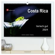 Costa Rica tierisch gut 2024 (hochwertiger Premium Wandkalender 2024 DIN A2 quer), Kunstdruck in Hochglanz