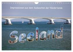 Seeland - Impressionen aus dem Südwesten der Niederlande (Wandkalender 2024 DIN A4 quer), CALVENDO Monatskalender
