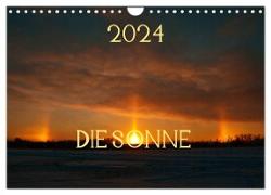 Die Sonne - 2024 (Wandkalender 2024 DIN A4 quer), CALVENDO Monatskalender