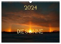 Die Sonne - 2024 (Wandkalender 2024 DIN A3 quer), CALVENDO Monatskalender