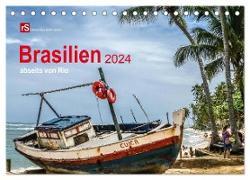 Brasilien 2024 abseits von Rio (Tischkalender 2024 DIN A5 quer), CALVENDO Monatskalender