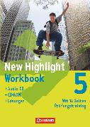 New Highlight, Allgemeine Ausgabe, Band 5: 9. Schuljahr, Workbook - Lehrerfassung (mit CD-ROM und Text-CD)