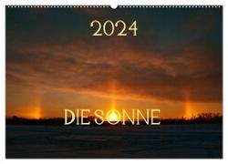 Die Sonne - 2024 (Wandkalender 2024 DIN A2 quer), CALVENDO Monatskalender