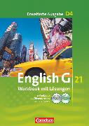 English G 21, Erweiterte Ausgabe D, Band 4: 8. Schuljahr, Workbook mit CD-ROM (e-Workbook) und CD - Lehrerfassung