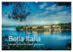 Bella Italia ¿ Impressionen aus der Toskana und Ligurien (Wandkalender 2024 DIN A2 quer), CALVENDO Monatskalender
