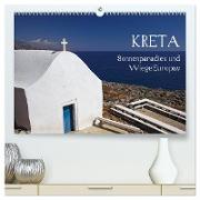 Kreta - Sonnenparadies und Wiege Europas (hochwertiger Premium Wandkalender 2024 DIN A2 quer), Kunstdruck in Hochglanz