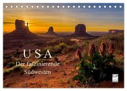 USA Der faszinierende Südwesten (Tischkalender 2024 DIN A5 quer), CALVENDO Monatskalender