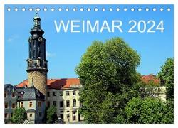 Weimar 2024 (Tischkalender 2024 DIN A5 quer), CALVENDO Monatskalender