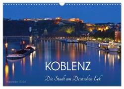 Koblenz Die Stadt am Deutschen Eck (Wandkalender 2024 DIN A3 quer), CALVENDO Monatskalender