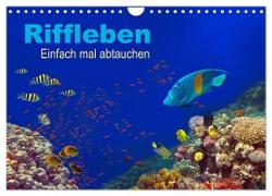 Riffleben - Einfach mal abtauchen (Wandkalender 2024 DIN A4 quer), CALVENDO Monatskalender
