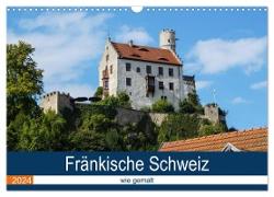 Fränkische Schweiz wie gemalt (Wandkalender 2024 DIN A3 quer), CALVENDO Monatskalender