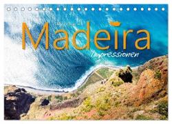 Madeira Impressionen (Tischkalender 2024 DIN A5 quer), CALVENDO Monatskalender
