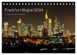 Frankfurt Skyline von Petrus Bodenstaff (Tischkalender 2024 DIN A5 quer), CALVENDO Monatskalender