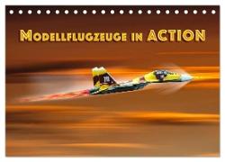 Modellflugzeuge in ACTION (Tischkalender 2024 DIN A5 quer), CALVENDO Monatskalender