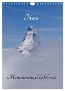 Horu Matterhorn im Hochformat (Wandkalender 2024 DIN A4 hoch), CALVENDO Monatskalender