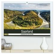 Saarland - unbekannte Schönheit (hochwertiger Premium Wandkalender 2024 DIN A2 quer), Kunstdruck in Hochglanz