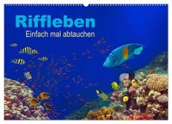 Riffleben - Einfach mal abtauchen (Wandkalender 2024 DIN A2 quer), CALVENDO Monatskalender