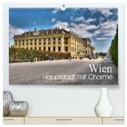 Wien - Haupstadt mit Charme (hochwertiger Premium Wandkalender 2024 DIN A2 quer), Kunstdruck in Hochglanz