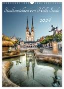 Stadtansichten von Halle Saale 2024 (Wandkalender 2024 DIN A3 hoch), CALVENDO Monatskalender